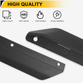 Front & Rear Fender Flares Compatible with 2007-2018 Jeep Wrangler JK JKU, Off-Road Wheel Flares Liner 4 PCS