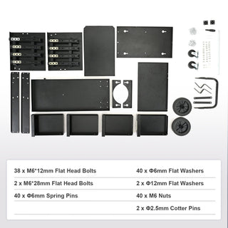 Heavy Duty 2-Tier Welding Cart with 4 Drawers, 265 LBS Capacity, Swivel Wheels & Tank Chains for MIG Welder & Plasma Cutter
