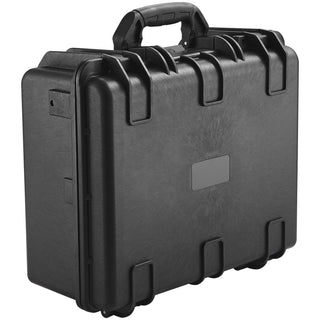 Hard Pistol Cases with Pre-cut Lining, Waterproof & Dustproof Hard Gun Case for 5 Pistol, 18.9×16.3×8.5 in Lockable Pistol Case, Black