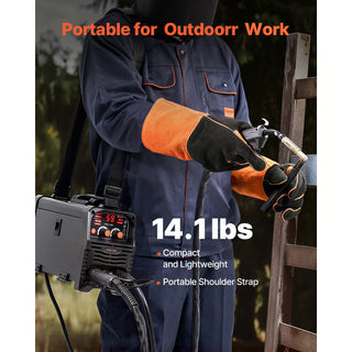 130Amp 3-in-1 MIG welder with flux core MIG, stick and lift TIG