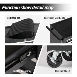 5-Drawer Rolling Tool Chest with Lock & Key | Tool Storage Cabinet for Garage