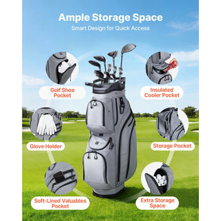 15-way golf cart bag, view 2