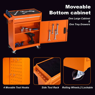 5-Drawer Rolling Tool Chest with Detachable Box | 154-Piece Tool Set Included