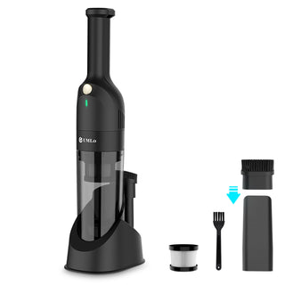 UMLO H6 BLACK Cordless Handheld Vacuum | 10KPa Strong Suction, 30-Min Runtime, HEPA Filter
