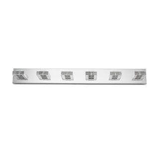 38 inch chrome 6-light LED vanity light, view 8