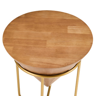 Cone-shaped round side table, view 9
