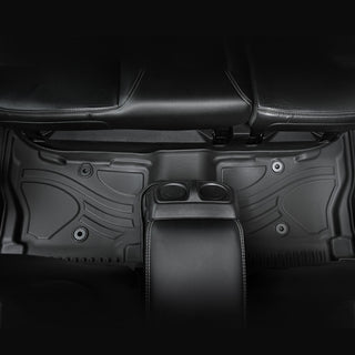 MKR Non-Slip Durable TPE ECO Car Floor Mat Compatible with Jeep Wrangler JL 4xe (Not for 2 Door and JL Unlimited Models) 2021-2024 3 PCS