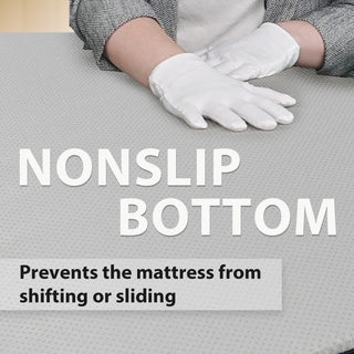 Full Memory Foam Futon Mattress - Washable Cover, Guest Room Ready