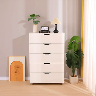 Best White 5-Drawer Dressers with Wheels - Modern Mobile Storage Cabinets (2026)