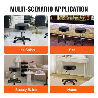  Rolling Stool with Wheels | 400 LBS Heavy Duty Adjustable Stool