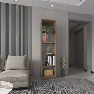 XS Bookcase Compact Bookshelf with Multiple Shelves