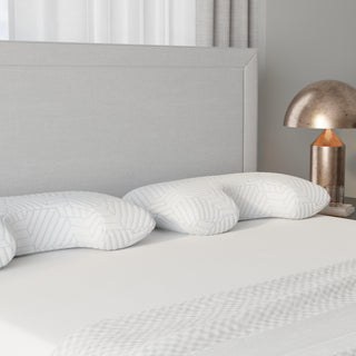 Bella Ice Curve Pillow with Phase Change Cooling Cover