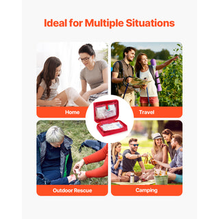 420-Piece Professional First Aid Kit | Large Survival Bag for Home and Car