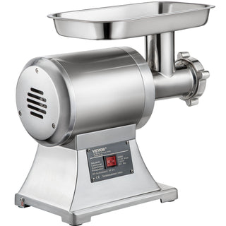 Commercial Heavy-Duty Meat Grinder | 550 lbs/h 1100W Electric Meat Mincer in Stainless Steel