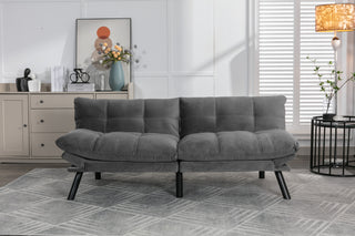 Light Grey Convertible Folding Modern sofa Bed