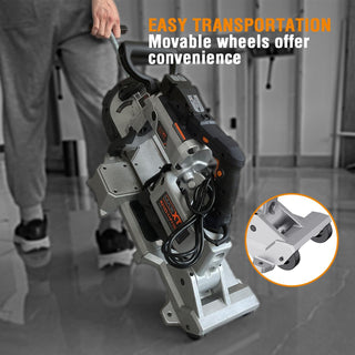 10 Amp 5" Deep Cut Bandsaw | Variable Speed Portable Metal Saw with Lightweight Aluminum Base