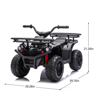 24V Kids Ride-On ATV, Off-Road Vehicle, Ages 3-5