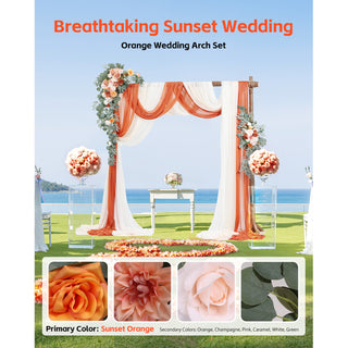 Artificial wedding arch flowers kit, view 2