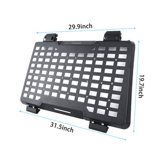 Rear Window Molle Panel Modular Storage Panel System Rear Window Protective Decoration for 2018-2023 Jeep Wrangler JL 4 Doors, Driver side