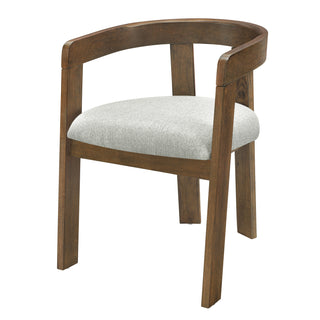 Modern barrel dining chairs set of 2, view 7