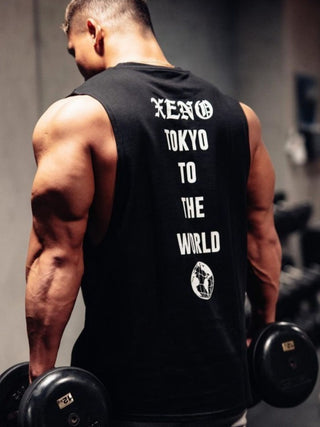 Men's Plus Size Round Neck Tank