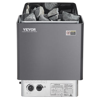 VEVOR 3KW Sauna Heater – 220V Electric Sauna Stove with Timer & Temp Control, FCC Certified for Home, Spa, or Hotel Use