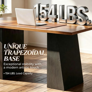 Contemporary Computer Desk,Modern Office Desk,Stylish Writing Table with Spacious Surface(Only 1pcs Computer Desk)