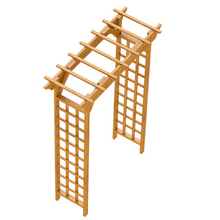 Wooden Arbor, Wedding Arch for Ceremony, Wood Trellis for Plant Climbing, Christmas Decor Pergola for Garden Backyard