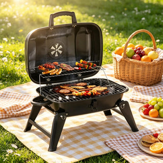 Small Charcoal Grill,Portable Grill,Outdoor Tabletop Grill