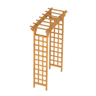 16352205Wooden Arbor, Wedding Arch for Ceremony, Wood Trellis for Plant Climbing, Christmas Decor Pergola for Garden Backyard