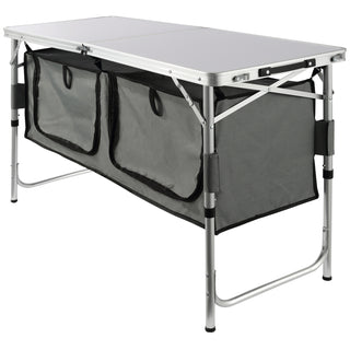 Folding camping kitchen table, view 3