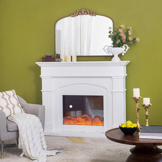 40' x 31' Classic Gold Arch Mirror with Baroque Frame for Living Room Bathroom Entryway Console