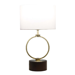 Nordic Creative Bedroom Table Lamp | Grid Metal Circular Design, Warm Finish & 110V