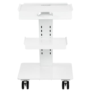 3-Layer Rolling Lab Cart | Metal Mobile Trolley with 220 lbs Capacity