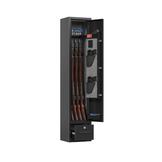 4-Gun Rifle Safe with Digital Lock &amp; Quick Access