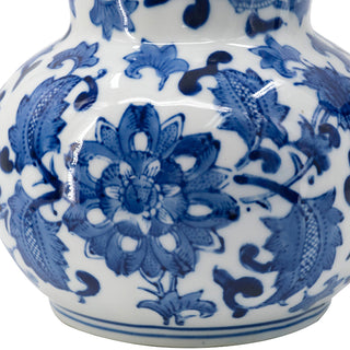 Blue and white porcelain milk jug vase, view 8