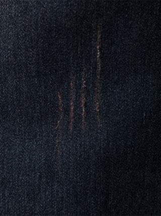 Men's casual solid color non-iron denim long-sleeved shirt - cotton