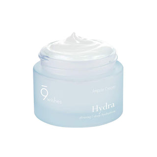 9wishes Hydra Ampule Cream 50ml | High-Concentration Deep Hydration Face Moisturizer