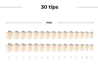 [DASHING DIVA] MAGIC PRESS DESIGN 30 Tips #Silver Slim French