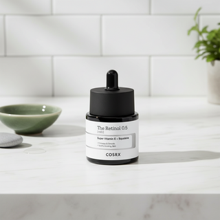 COSRX The Retinol 0.5 Oil (20ml) – K-Beauty Concentrated Anti-Aging Facial Oil – Advanced Wrinkle Reduction, Firming & Deep Skin Renewal