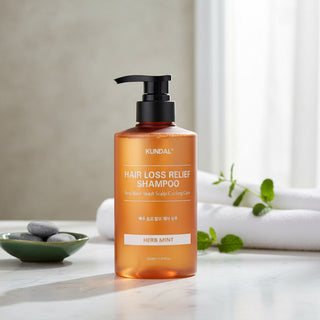 KUNDAL HAIR LOSS RELIEF SHAMPOO Real Beer Yeast Scalp Cooling Care 500ml