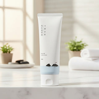 Round Lab 1025 Dokdo Peeling Gel (120ml) | K-Beauty Gentle Hydrating Exfoliator w/ Deep Sea Water | Removes Dead Skin & Brightens for Sensitive Skin