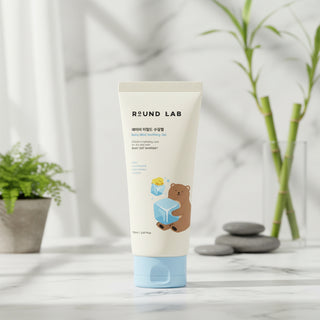 Round Lab Baby Mild Soothing Gel (150ml) | K-Beauty Calming & Hydrating Moisturizer | Gentle for Baby, Sensitive, & Damaged Skin | pH-Balanced Relief with Ceramide & Hyaluronic Acid