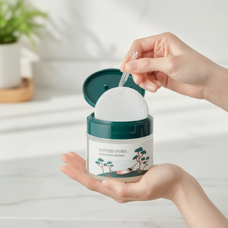 Round Lab Pine Calming Cica Pad (50 Pads) | K-Beauty Daily Soothing Toner Pads w/ Cica & Pine Extract | Gentle Exfoliation, Moisturizing & Anti-Redness for Sensitive, Acne-Prone Skin | Barrier Care