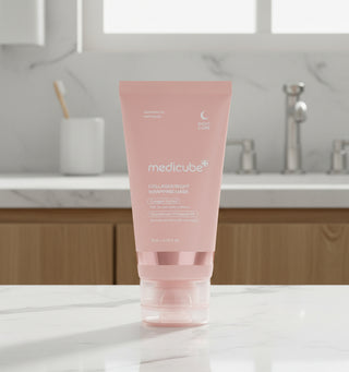 medicube Collagen Night Wrapping Mask (75ml) – K-Beauty Overnight Intensive Firming & Hydrating Treatment – Soluble Collagen for Elasticity & Lifting