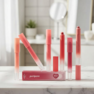 peripera Slip On My Lip (1.4g) – K-Beauty Ultra-Smooth Matte Lip Liner/Crayon – Seamless Glide, Long-Wear, Perfect for Blurring & Defining