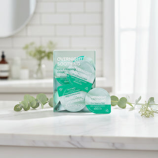 BANILA CO Overnight Soothing Cica Sleeping Mask Travel Kit (12 x 4g) | Calming & Hydrating