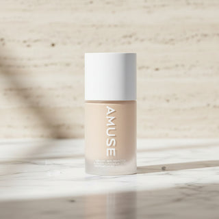 AMUSE Ceramic Skin Perfector Foundation (30ml) – SPF 40 PA++ K-Beauty High Coverage Semi-Matte – Long-Lasting, Flawless “Ceramic” Finish (4 Colors)