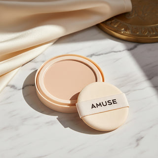 AMUSE Dew Jelly Master Cushion Refill (15g) – K-Beauty SPF 38 PA+++ Hydrating Foundation – Vegan Gel Formula for Dewy, Glass Skin Finish (4 Colors)