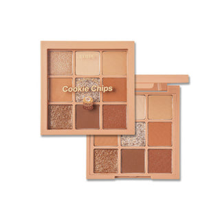 ETUDE Play Color Eyes 9-Color 7.2g #Cookie Chips